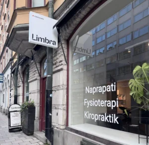 Limbra-kliniken på Kungsholmsgatan med tjänster för muskler och skelett.