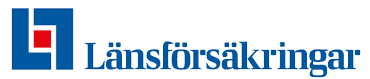 Länsförsäkringar logotyp i blått och rött.